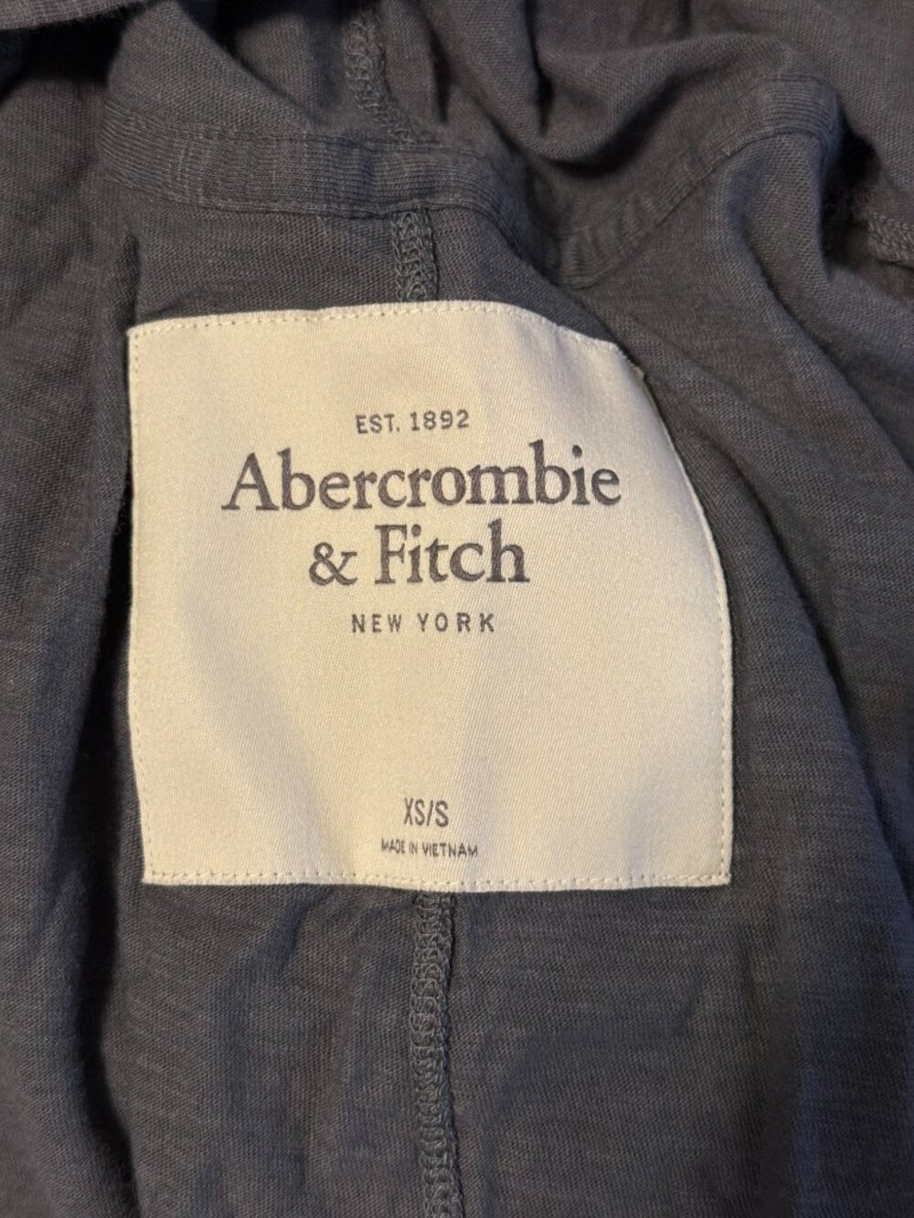 Abercrombie & Fitch - Gray Light Layering Hoodie - 612899563 - Picture 4 of 4
